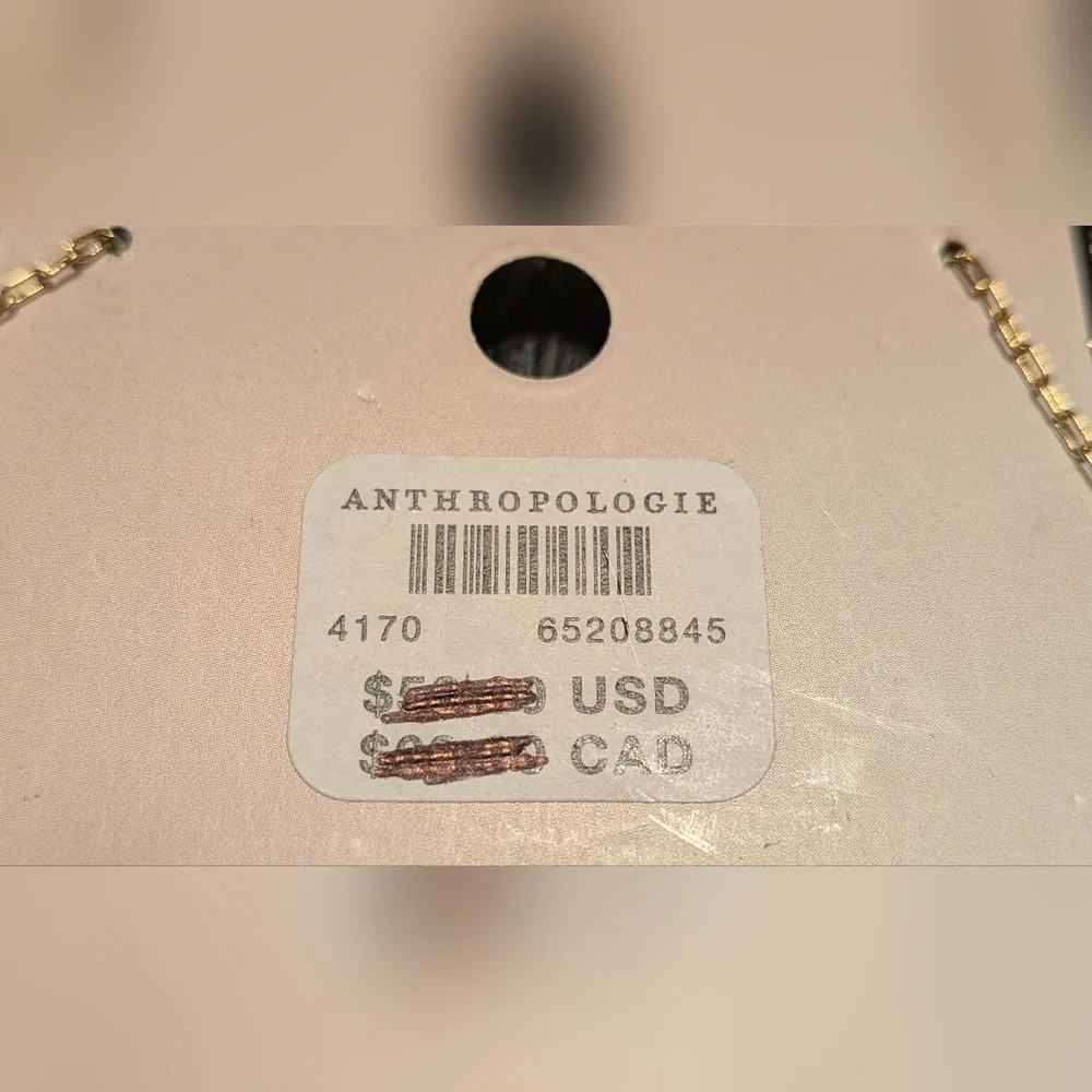 Anthropologie April Birthstone Necklace - Picture 2 of 2